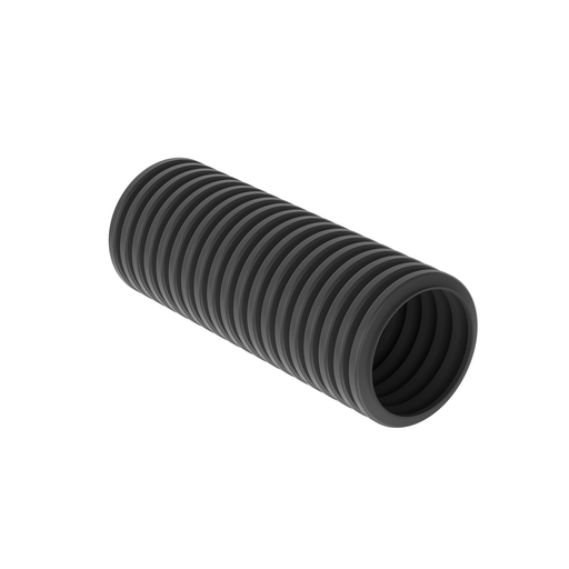 Product image for Panduit CLT75N-C630 Corr. Loom Tubing Nylon, .75" (19.05mm) x 100', HS Black,PK1