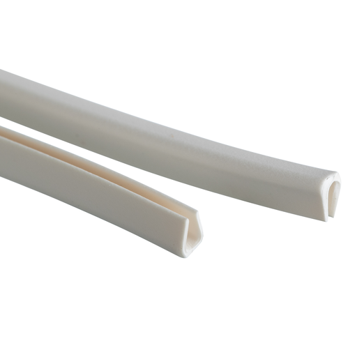 GES62FR-CY Solid Grommet, Natural, FR PE, 0.06" Max Panel, 100' L, PK1