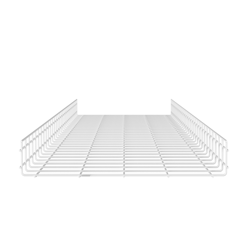Product image for Panduit PWB4X24WH Wire Basket 4" H x 24" W, White Powdered Coated