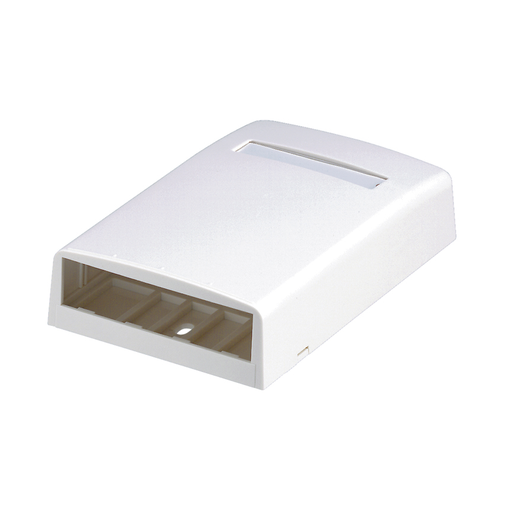 Mayer-DDS-Mini-Com® Surface Mount Box, 4 Port, White-1