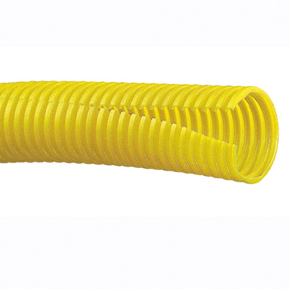 Product image for Panduit CLT188F-X4 Corr. Loom Tubing Slit, 1.87" (47.5mm) X 10' (3.0m), Yellow,PK1