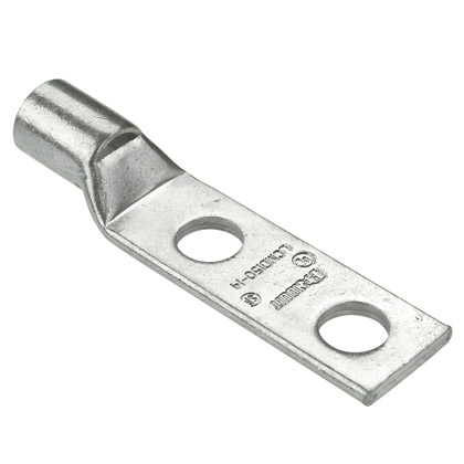 Product image for Panduit LCMD70-12-X Pan-Lug™ Copper 2 Hole Straight Tongue Compression Lug