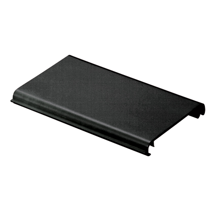 Product image for Panduit FRHC4BL6 Snap-on Hinged Cover For Channel FR4X4BL6, Black