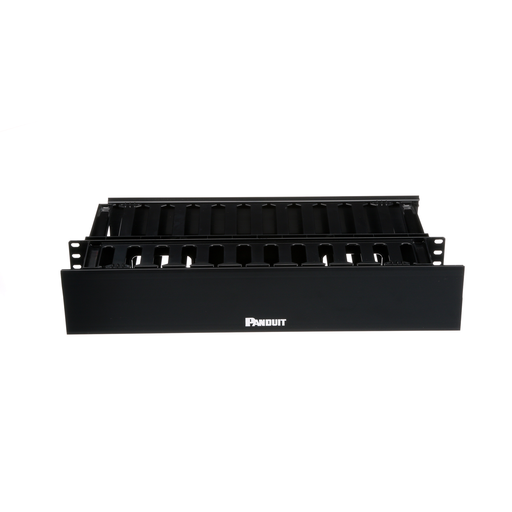 Panduit WMPH2E Horizontal Dual-Sided Manager, 2RU, 8.9 in. Depth, Clips Product image for Panduit WMPH2E Horizontal Dual-Sided Manager, 2RU, 8.9 in. Depth, Clips