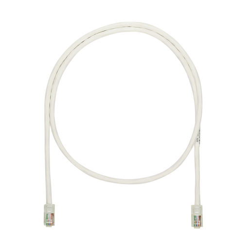 Product image for Panduit NK5EPC14Y Cat 5e 24 AWG UTP Patch Cord, 14ft, White