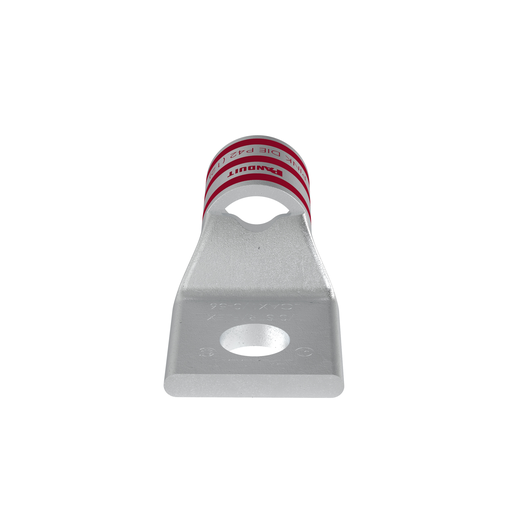 Mayer-DDS-Pan-Lug™ LCAX1/0-56-X Comp. Lug, 1/0, Flex, Tin Plt Copper, One 0.31" Stud, PK10-1