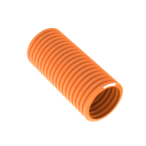 Corr. Loom Tubing Split, 0.917" (23.29mm) x 100', Orange,PK1