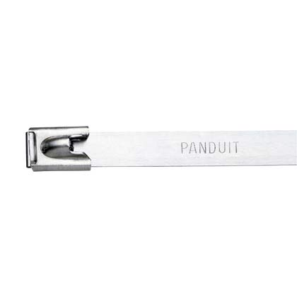 Product image for Panduit MLT1H-LPAL MLT Tie, Alum, Heavy, 5.5" (140mm), .012" (.03mm) thk