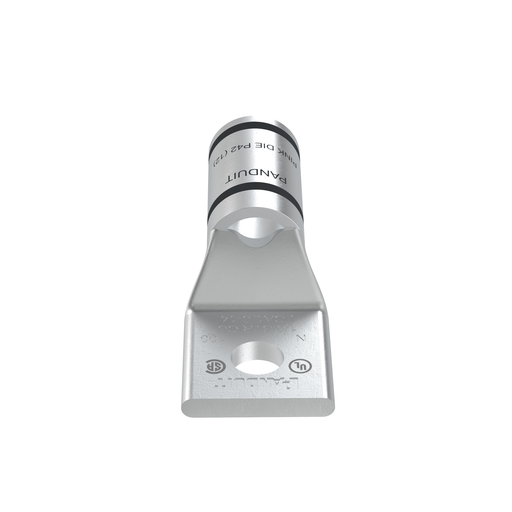 Mayer-DDS-Pan-Lug™ LCA1/0-14-X Comp. Lug, 1/0, Tin Plt Copper, Strt, One 1/4" Stud, PK10-1