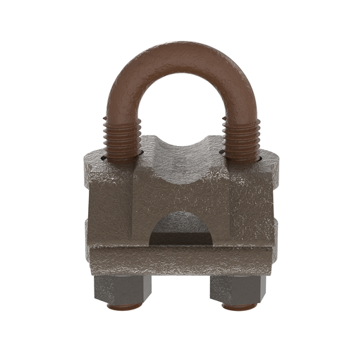 Mayer-DDS-StructuredGround™ GPL-6-Q Bronze Grd Clamp, U-Bolt, single cable, Copper Alloy-1