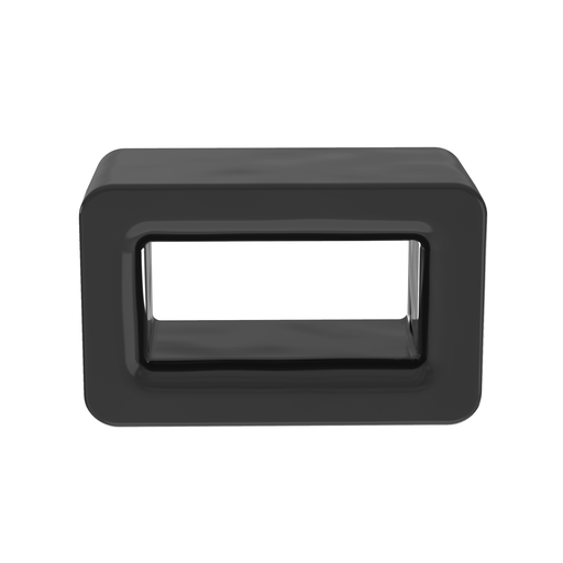 CR4H-M0 Connector Ring, Black, UV PA 6.6, 0.57x0.36", PK1000