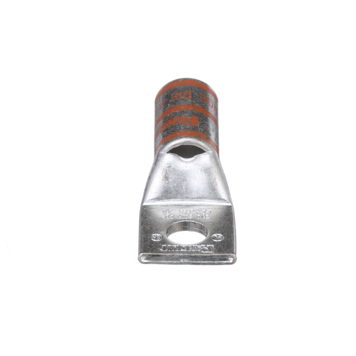 Pan-Lug™ LCA3/0-38-X Comp. Lug, 3/0, Tin Plt Copper, Strt, One 3/8" Stud, PK10