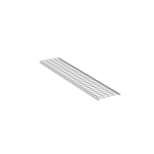 Panduit WG24BL10 Wyr-Grid Pathway, 24" W x 10' L, Black Powder Coated Product image for Panduit WG24BL10 Wyr-Grid Pathway, 24" W x 10' L, Black Powder Coated