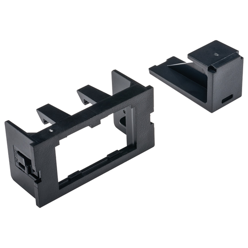 Product image for Panduit CHI2MBL-X , Modular Insert for Interlink, Flat, 2 port, Black
