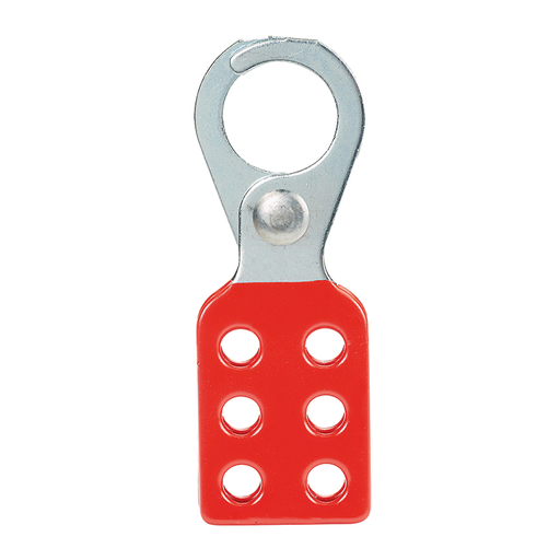 PSL-1.5 Hasps, Zinc Plated Steel, Red, 5.17"x1.5", PK12