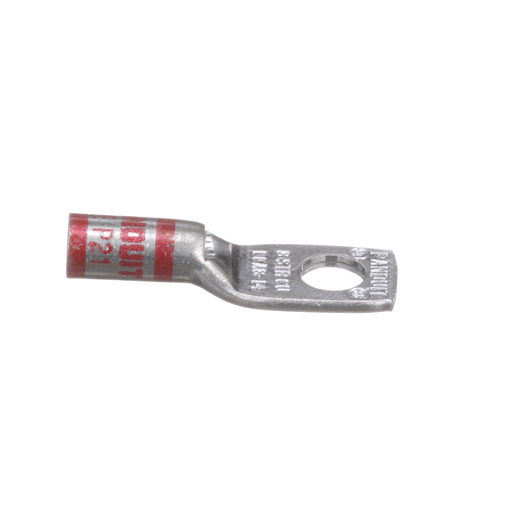 Mayer-DDS-Pan-Lug™ LCA8-14-L Comp. Lug, Tin Plt Copper, Strt, One 1/4" Stud, PK50-2