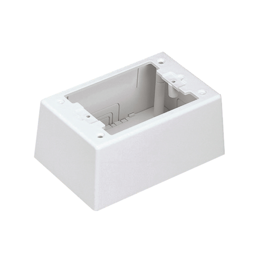 Product image for Panduit JBP1IIW Surface Raceway, Pwr Rated Junction Box, S/G 2-pc, , Off-White