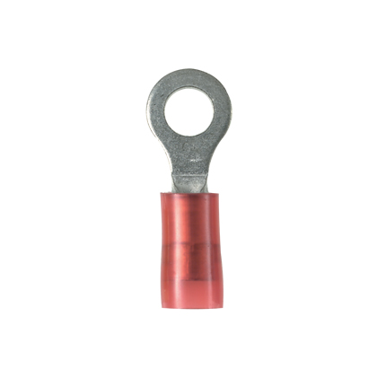 Product image for Panduit PN18-6R-M 22-18 AWG Nylon Insulated Ring Terminal