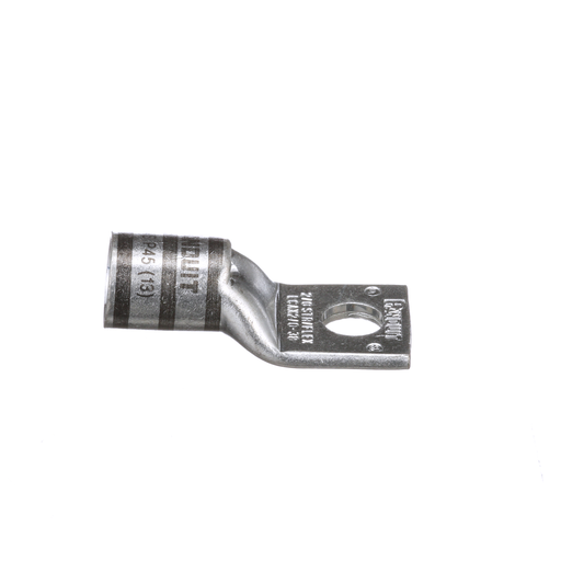 Mayer-DDS-Pan-Lug™ LCB2/0-38-X Comp. Lug, 2/0, Long, Tin Plt Copper, Strt, One 3/8" Stud-2