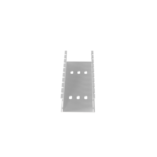 Product image for Panduit NE2X1WH6 Slotted Duct, Halogen Free,2"X1"X6',White