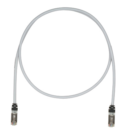 Product image for Panduit STP6X5IG Copper Patch Cord, Cat 6A, S/FTP, 5ft, IG