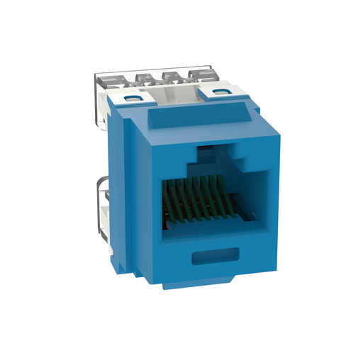 Mayer-DDS-NetKey Cat 5e Punchdown Jack, Blue-1
