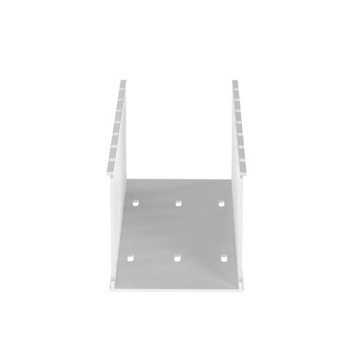 Product image for Panduit NE4X4WH6 Slotted Duct, Halogen Free,4"X4"X6',White