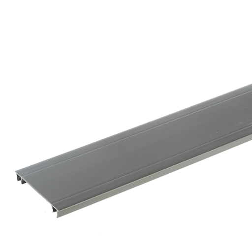 Product image for Panduit HC3LG6 Hinged Duct Cover, PVC,3"W X 6',Light Gray