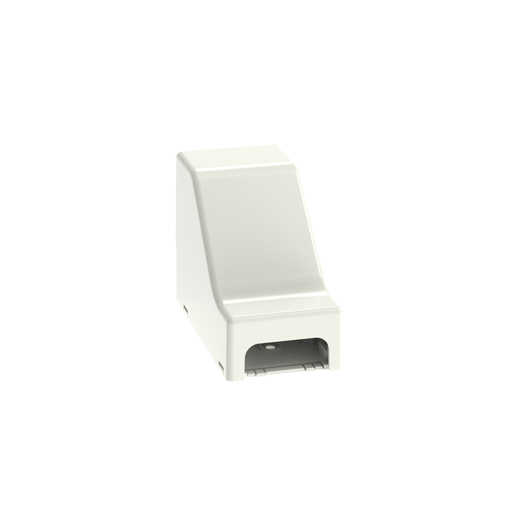 Surface Raceway, LD/LDPH, , Entr. End Fitng, Off White
