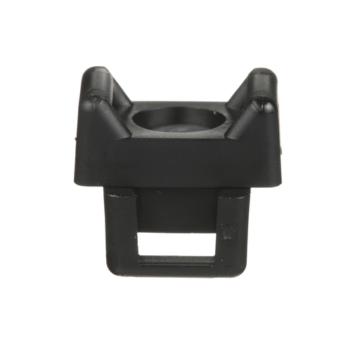 Product image for Panduit TM3-X2-C0Y Swivel Cable Tie Mount, Black, UV PA 6.6, PK100