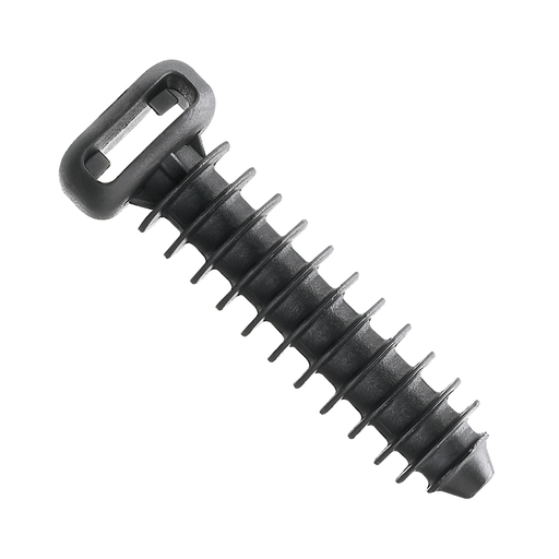 Hyper-V™ HVMPM-08-C0 Cable Tie Mount, Blk, UV PA 6.6, Fir Tree, 0.54x.47", PK100