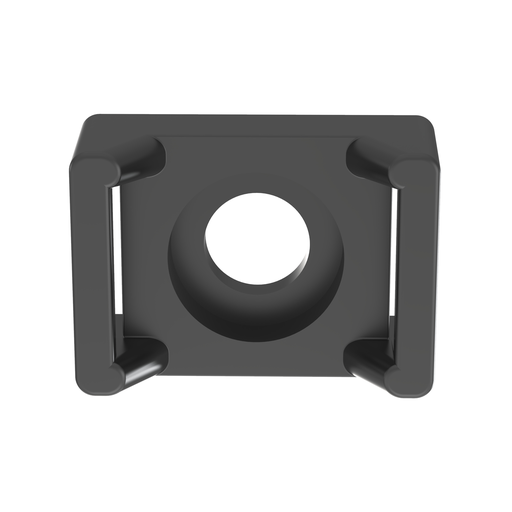 Product image for Panduit TM3S10-C0 Cable Tie Mount, .62" (15.8mm)W, #10 Screw (M5), Weather Resistant Nylon