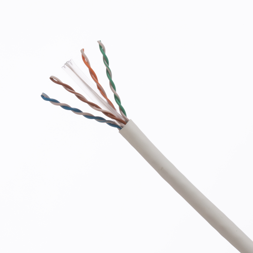 Product image for Panduit PUP6004WH-ULP Copper Cable, Cat 6, 23 AWG, U/UTP, CMP-LP, White