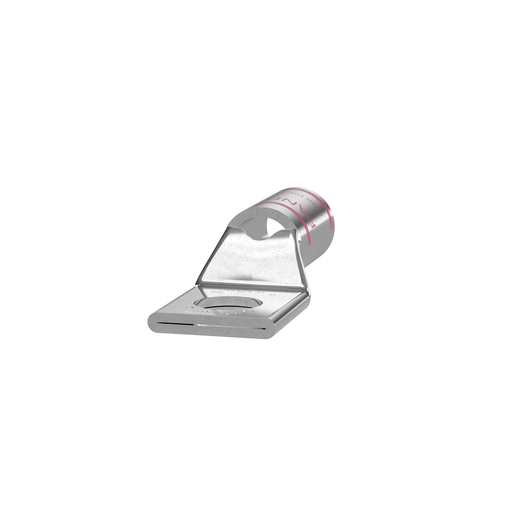 Mayer-DDS-Pan-Lug™ LCA1/0-38-X Comp. Lug, 1/0, Tin Plt Copper, Strt, One 3/8" Stud, PK10-1