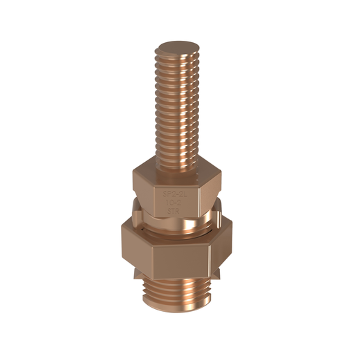 Product image for Panduit SP2-2L-C Ground Connector-Service Post, Male Stud, Two-Conductors, 2L