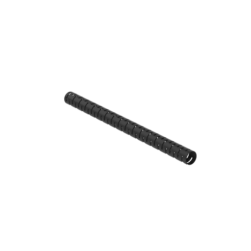 Product image for Panduit PW50F-T20 Split Harness Wrap, Black, PE, 0.5" Nom Diameter., 200', PK1