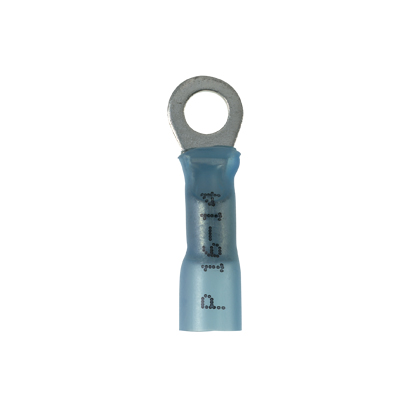 Product image for Panduit PH14-10R-Q 16 to 14 AWG #10 Stud Heat Shrink Ring Terminal