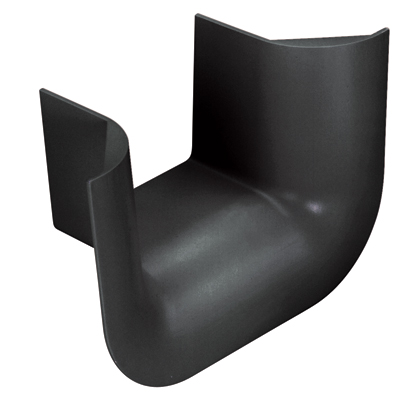 Product image for Panduit FTR4X4BL FiberRunner® Trumpet