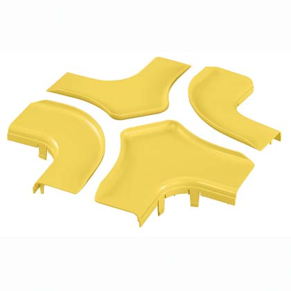 Product image for Panduit FRFWCSC6LYL 4-Way Cross Cover