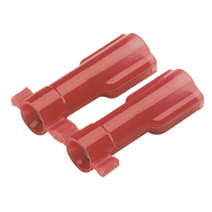 Product image for Panduit DNG18-187FB-3K Disconnects, Red, Vinyl, 18-22 AWG, 0.19" Tab, PK3000