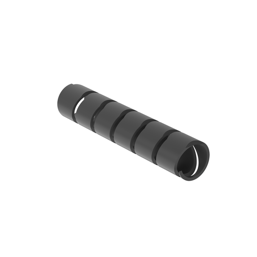Mayer-DDS-T25F-C0 Spiral Wrap, Black, UV PE, 0.1875" Min Dia., 100' Roll, PK1-1