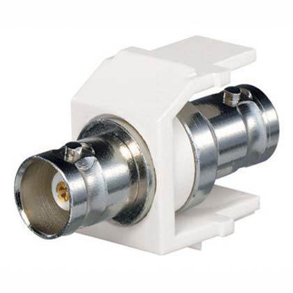 Product image for Panduit NKBNCMEIY BNC Module, 50 Ohm, Electric Ivory