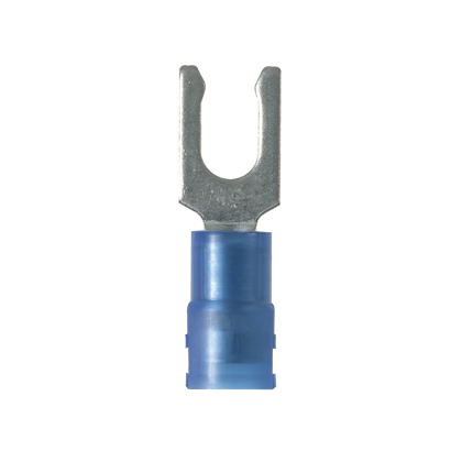 Product image for Panduit PNF14-8LF-C Pan-Term® Nylon-Insulated Fork Terminal
