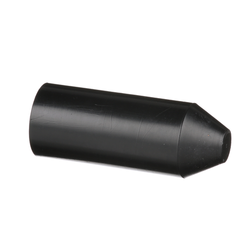 Product image for Panduit HSEC1.5-5 HSEC1.5-5 End Cap, Blackack, PO, 3.54" L, 0.68" Recovered ID, 1.58" ID, PK5