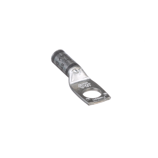 Mayer-DDS-Pan-Lug™ LCA4-38-L Comp. Lug, 4, Tin Plt Copper, Strt, One 3/8" Stud, PK50-2