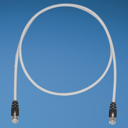 Product image for Panduit STPCH6MBBL Copper Patch Cord, Cat 5e, S/FTP, 5m, BBL, 6m