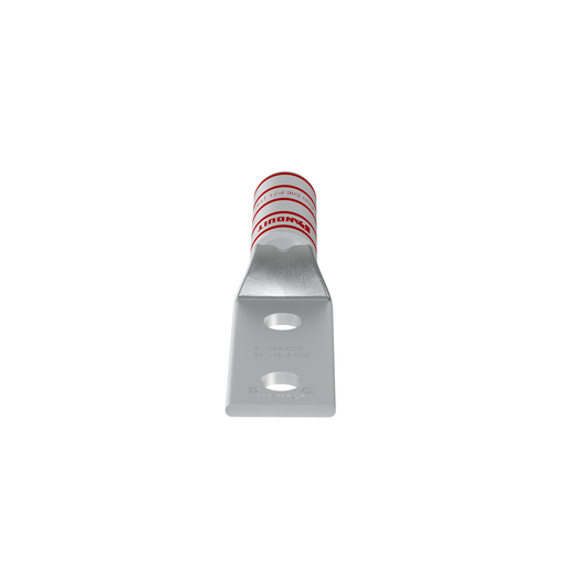 Pan-Lug™ LCCX300-12-6 Comp. Lug, Flex, 300, Tin Plt Copper, Strt, Two 1/2" Stud