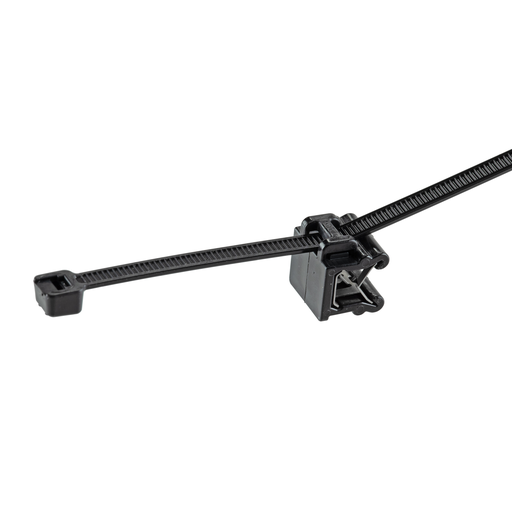 Product image for Panduit CMSA24-2S-D300 CMSA24-2S-D300 EdgeClip/Tie(side), Black, High Heat/UV PA6.6, .118-.236"
