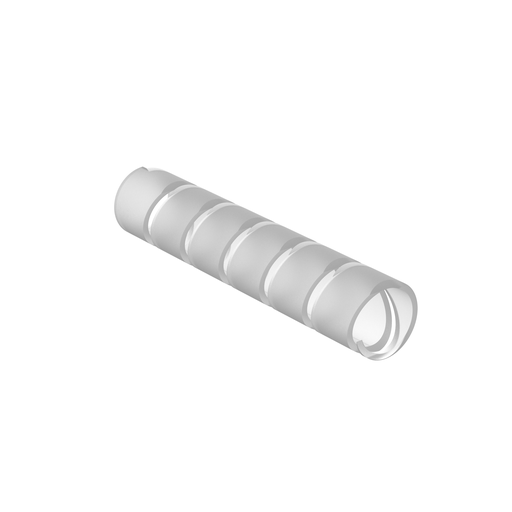 T100F-C Spiral Wrap, Natural, PE, 0.875" Min Dia., PK1