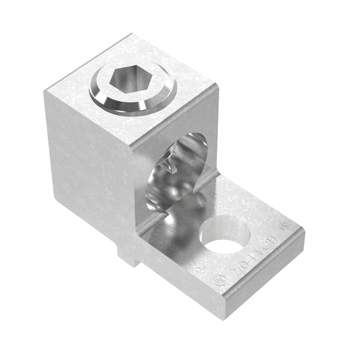 Pan-Lug™ CLMAR2/0-14-Q Mech. Lug, Anti-Rotational, Tin Plt Copper, PK25